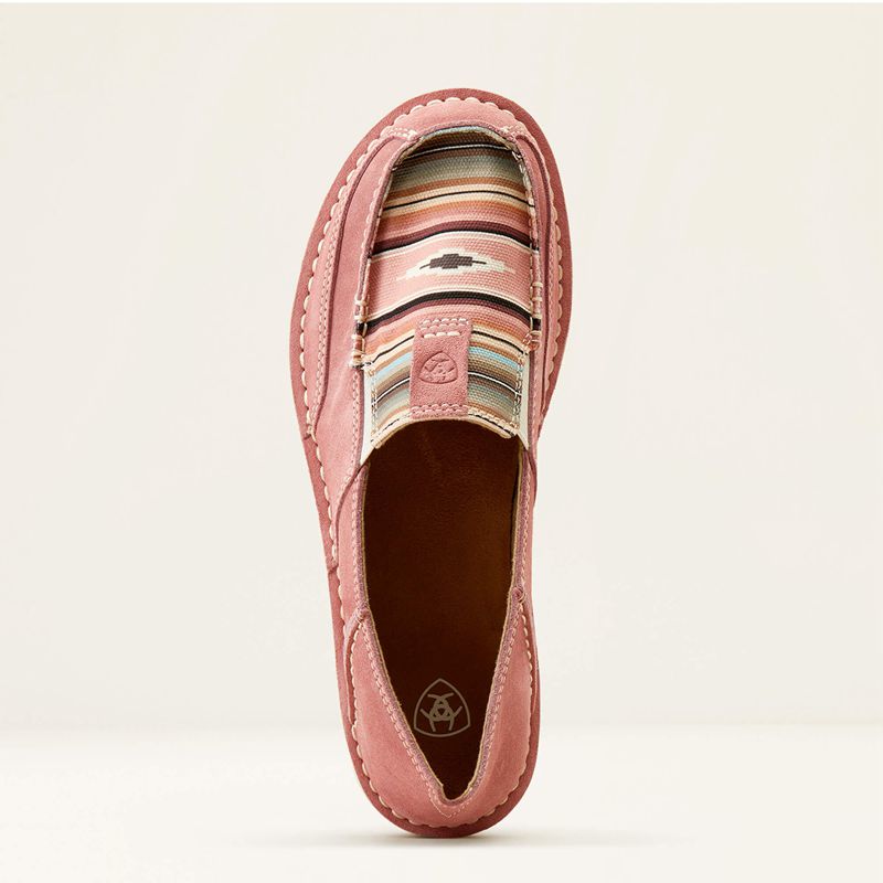 Azalea Suede/Baby Pink Serape Ariat Cruiser | 23VHOYKGC