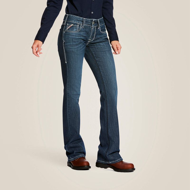 Azurite Ariat Fr Stretch Duralight Ella Jean | 39HNPMRVI