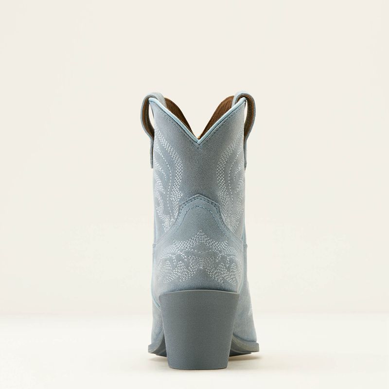 Baby Blue Jean Suede Ariat Chandler Western Boot | 03HCYIWLR