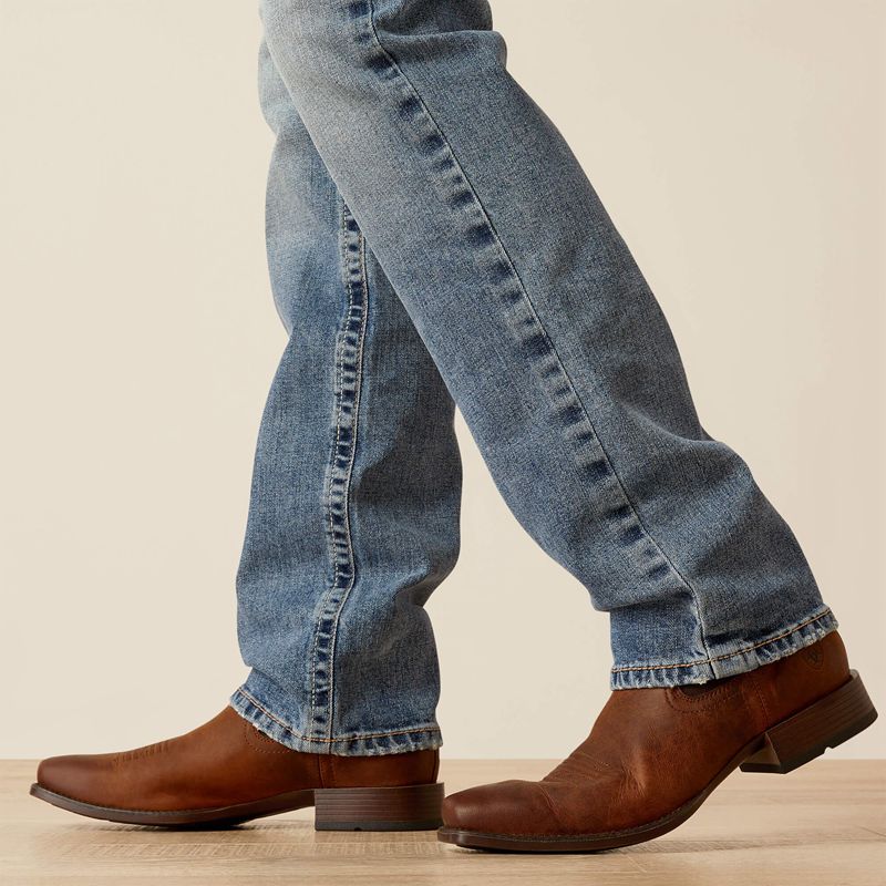 Baltimore Ariat M8 Modern Stretch Grizzly Slim Jean | 95LSIBXDU