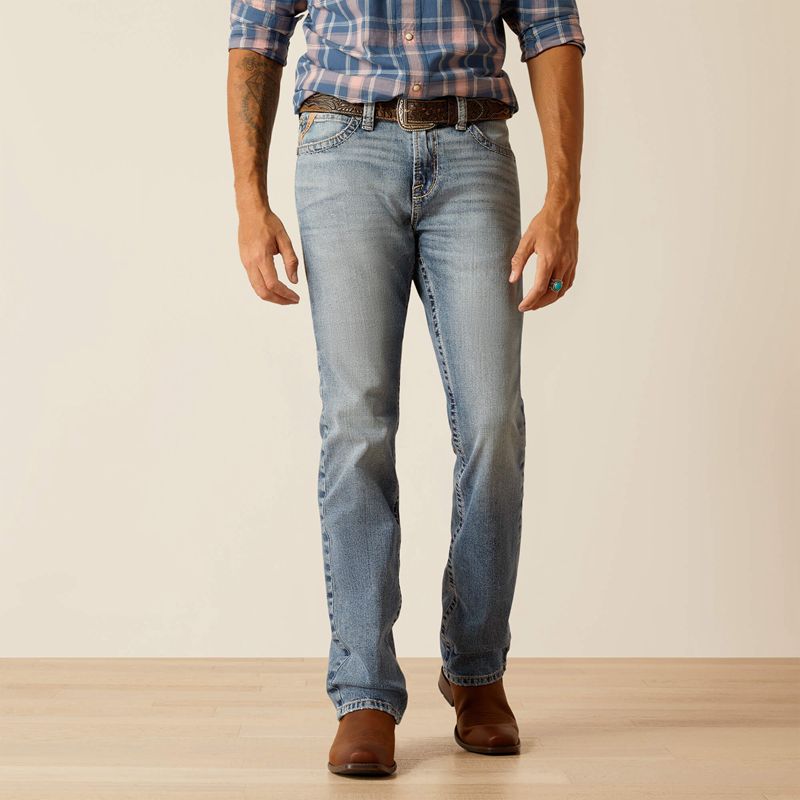 Baltimore Ariat M8 Modern Stretch Grizzly Slim Jean | 95LSIBXDU