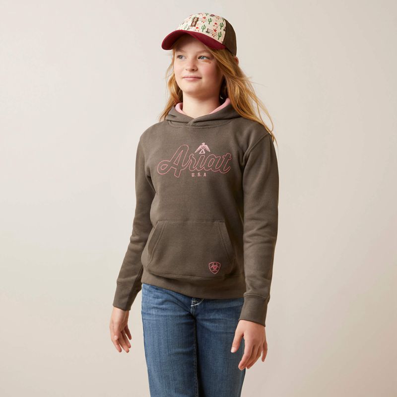 Banyan Bark Ariat Thunderbird Sweatshirt | 15CBLPTJO