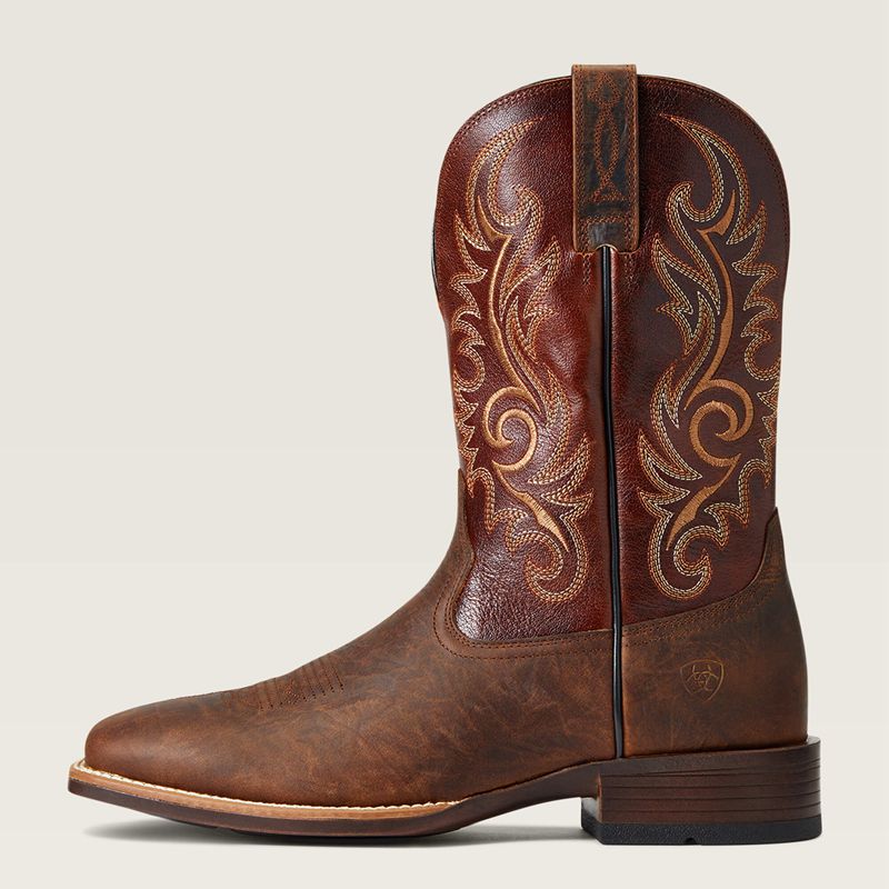 Bar Top Brown Ariat Lasco Ultra Western Boot | 75WZCETMQ