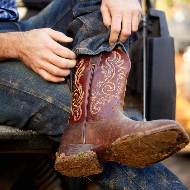 Bar Top Brown Ariat Lasco Ultra Western Boot | 75WZCETMQ