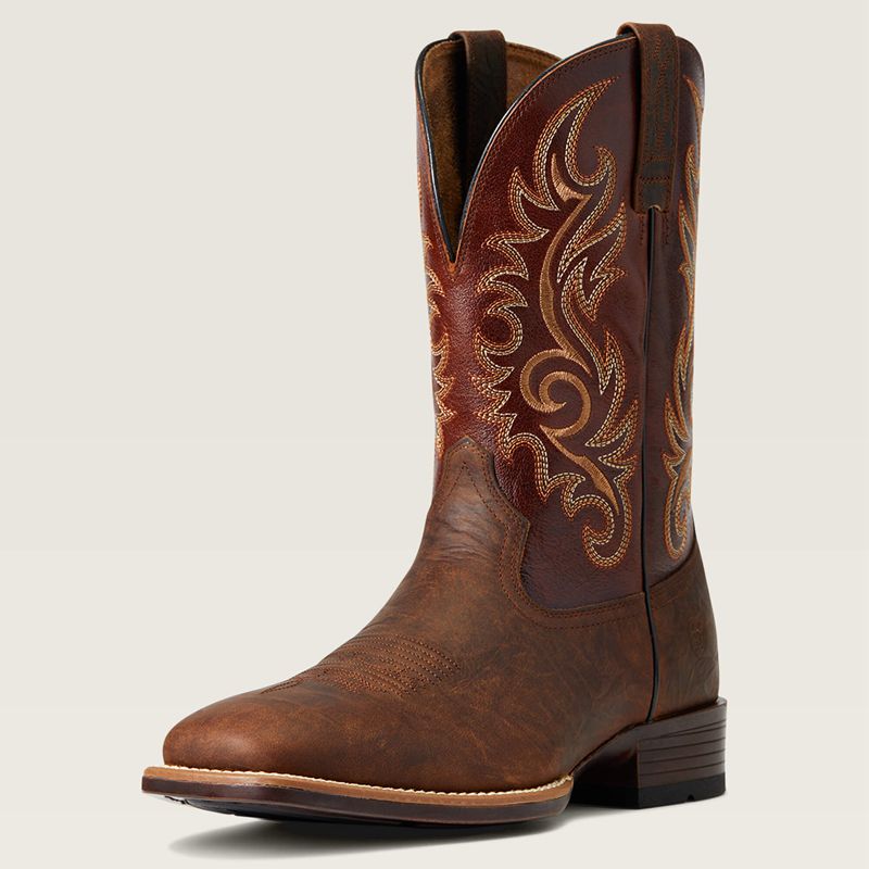 Bar Top Brown Ariat Lasco Ultra Western Boot | 75WZCETMQ