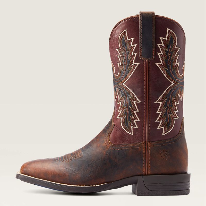 Bartop Brown Ariat Pay Window Western Boot | 40VNUPWKC