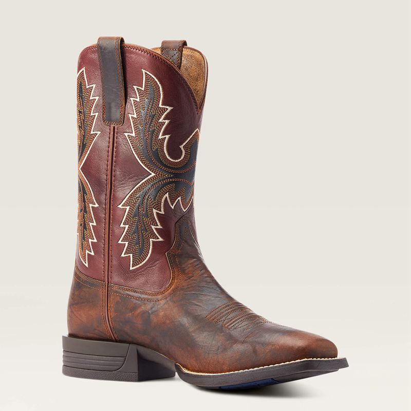 Bartop Brown Ariat Pay Window Western Boot | 40VNUPWKC