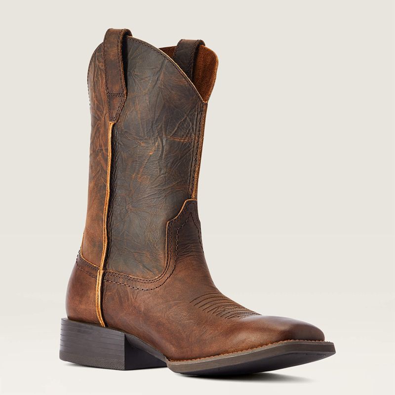 Bartop Brown Ariat Sport Rambler Western Boot | 18JEZCAWN