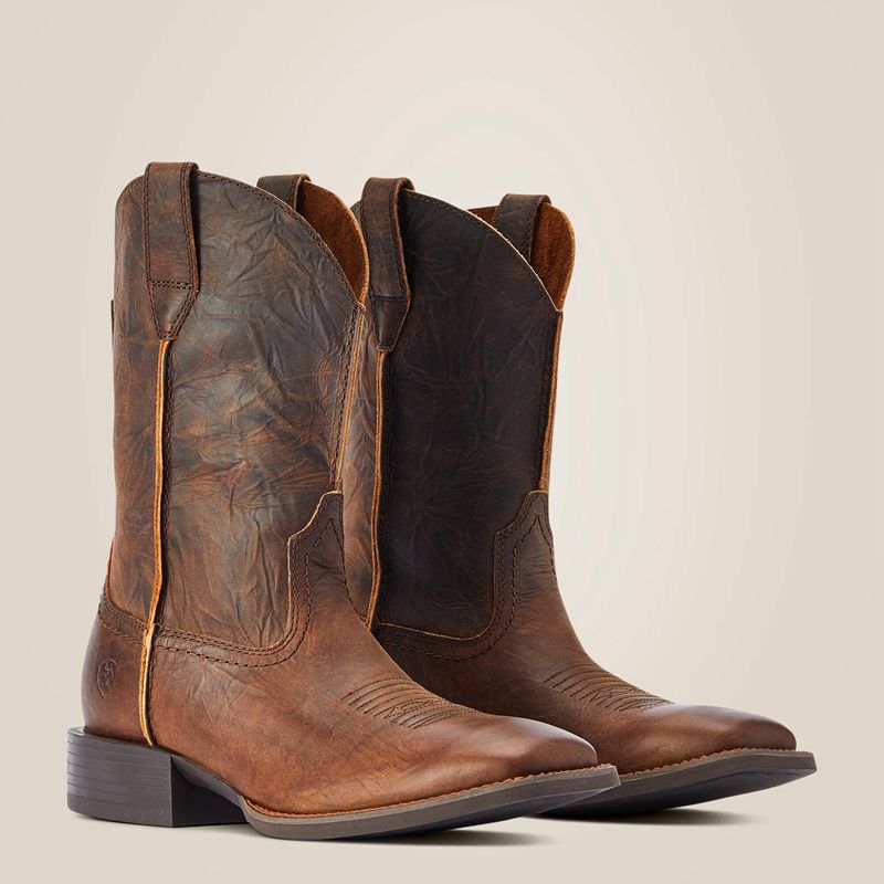 Bartop Brown Ariat Sport Rambler Western Boot | 18JEZCAWN