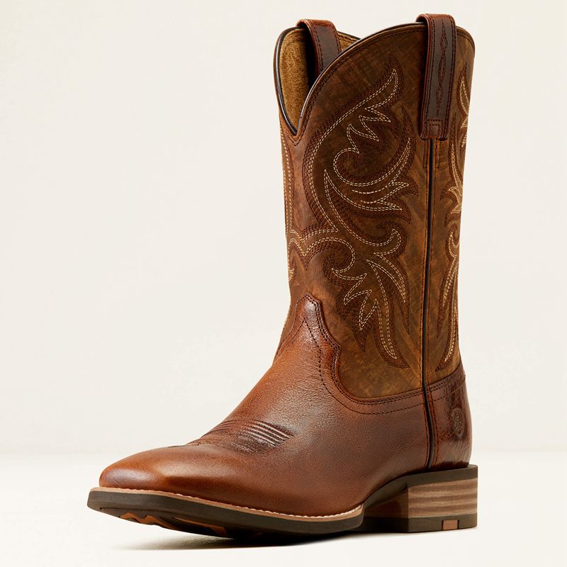 Beasty Brown/Rugged Tan Ariat Slingshot Cowboy Boot | 12JQNMKWI