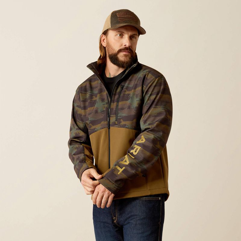 Beech Camo Ariat Logan Softshell Jacket | 53AFZDHLO