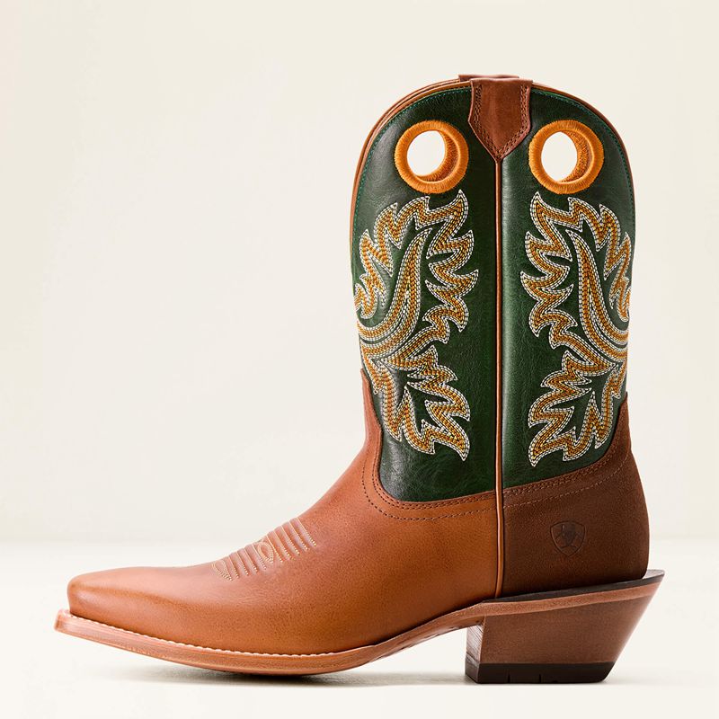 Benedictine/Lucky Clover Ariat Bronc Stomper Cowboy Boot | 96AKZYCNU