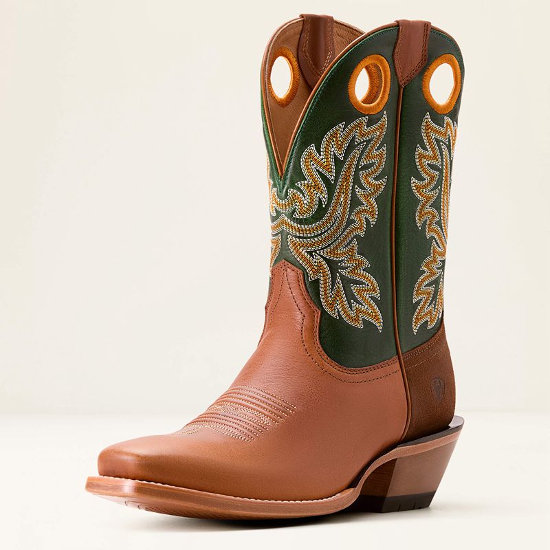 Benedictine/Lucky Clover Ariat Bronc Stomper Cowboy Boot | 96AKZYCNU