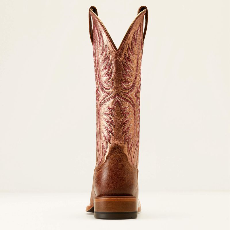 Bite The Dust Brown/Desert Sunrise Ariat Frontier Calamity Jane Western Boot | 36LRDNOKX