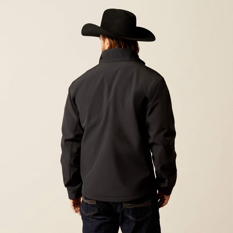 Black/Black Ariat Logan Softshell Jacket | 04IGQNPXD