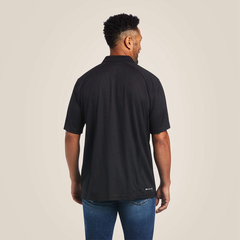 Black Ariat Ac Polo | 62DGXPFBQ