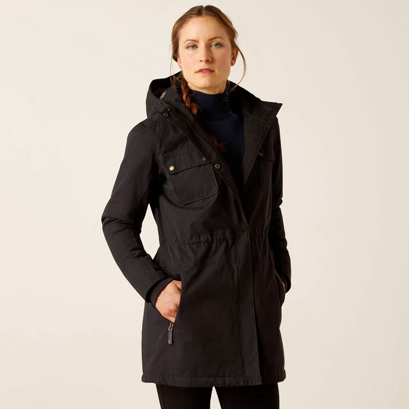 Black Ariat Argentium Parka | 81HYGKWAO