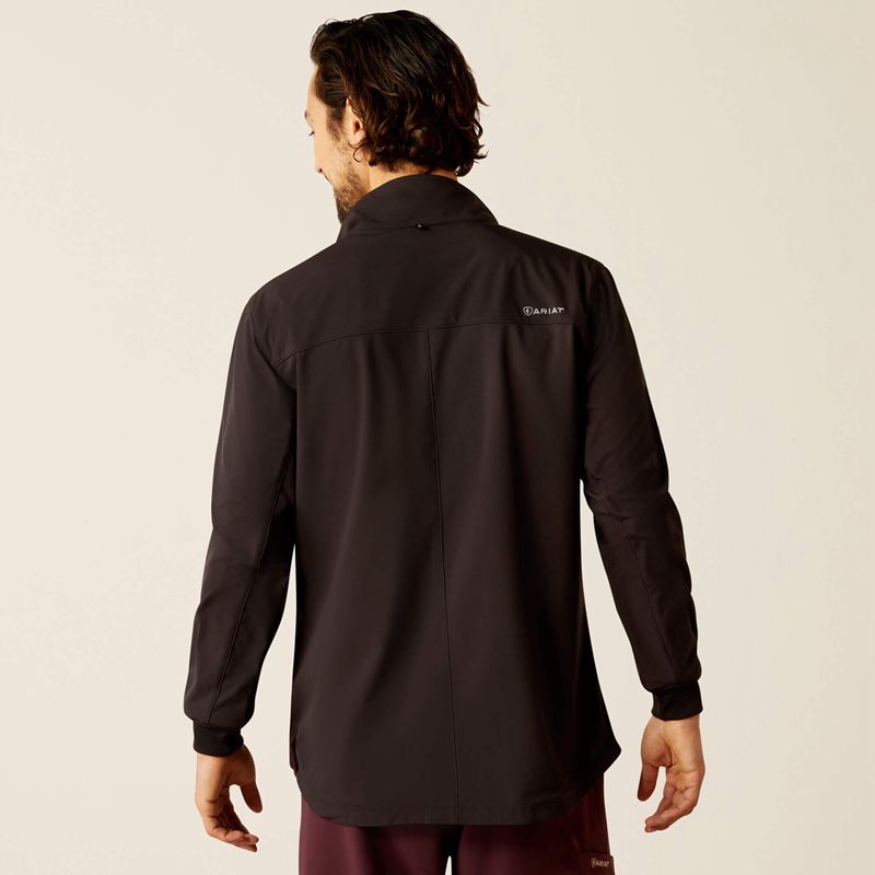 Black Ariat Conrad Utility Scrub Jacket | 03OJPYBEH