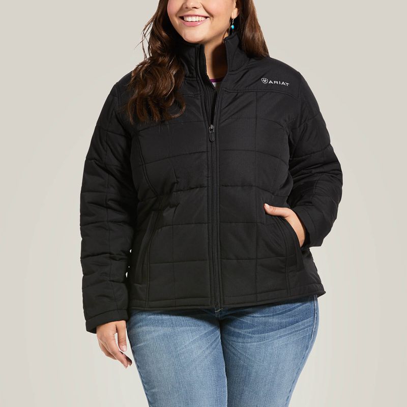 Black Ariat Crius Insulated Jacket | 35LVGDSBM