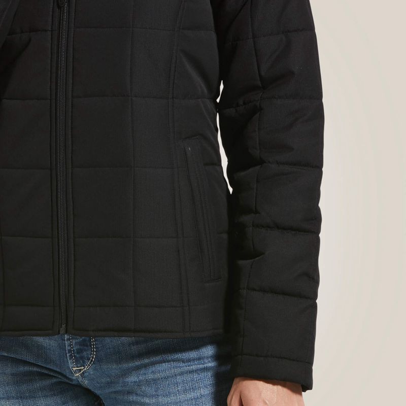 Black Ariat Crius Insulated Jacket | 35LVGDSBM