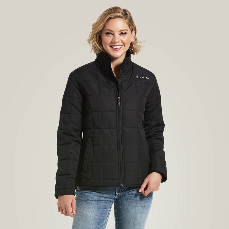 Black Ariat Crius Insulated Jacket | 35LVGDSBM