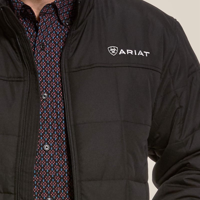 Black Ariat Crius Insulated Jacket | 98ZBYIUVX