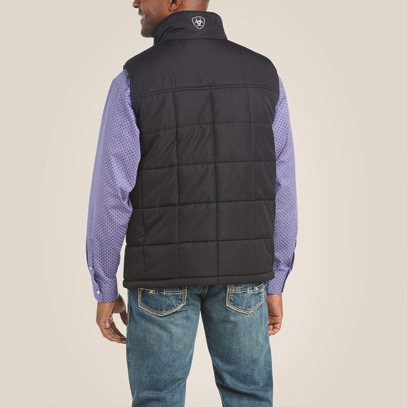 Black Ariat Crius Insulated Vest | 31YRQILPF