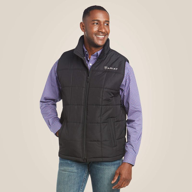 Black Ariat Crius Insulated Vest | 31YRQILPF