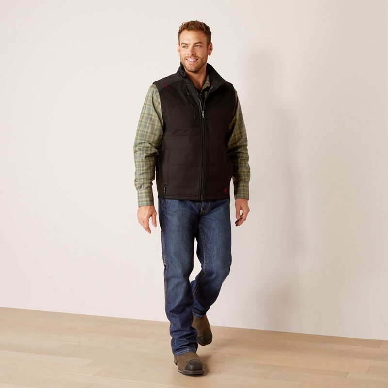 Black Ariat Fr Cloud 9 2.0 Insulated Vest | 42EXJCDQI