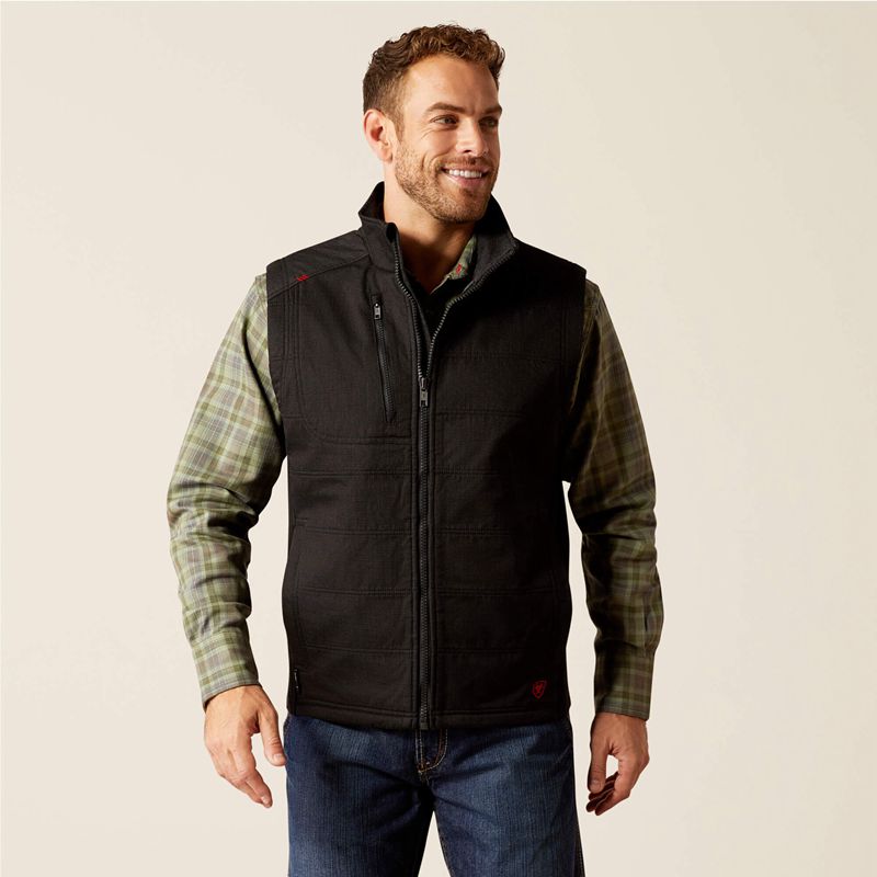 Black Ariat Fr Cloud 9 2.0 Insulated Vest | 42EXJCDQI