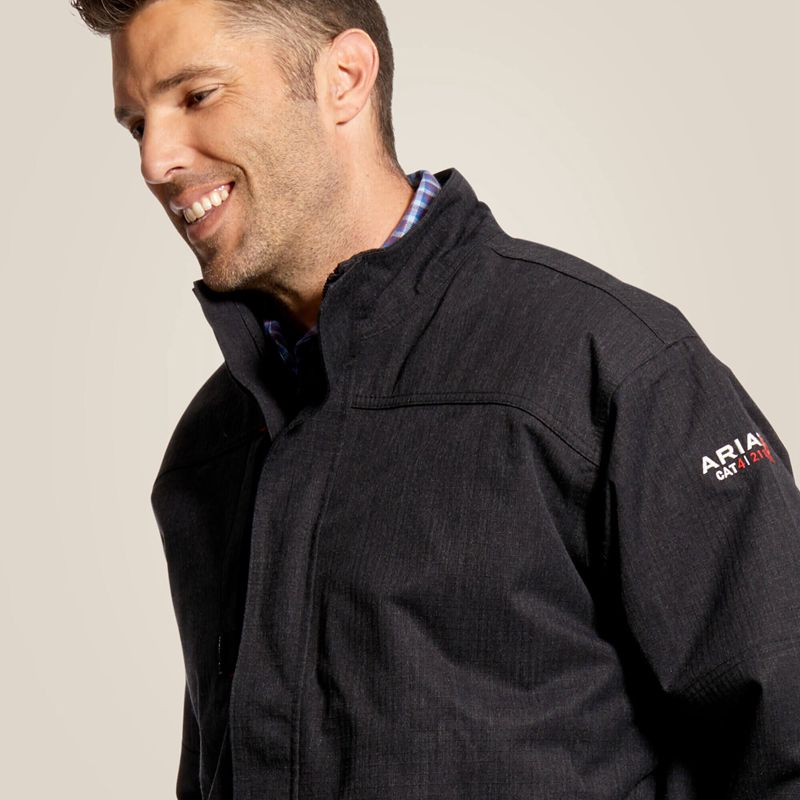 Black Ariat Fr H2o Waterproof Insulated Jacket | 05AQHXVDW