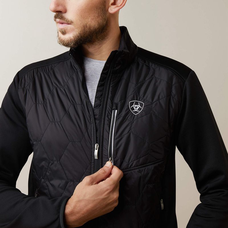 Black Ariat Fusion Insulated Jacket | 20AXFTRJG