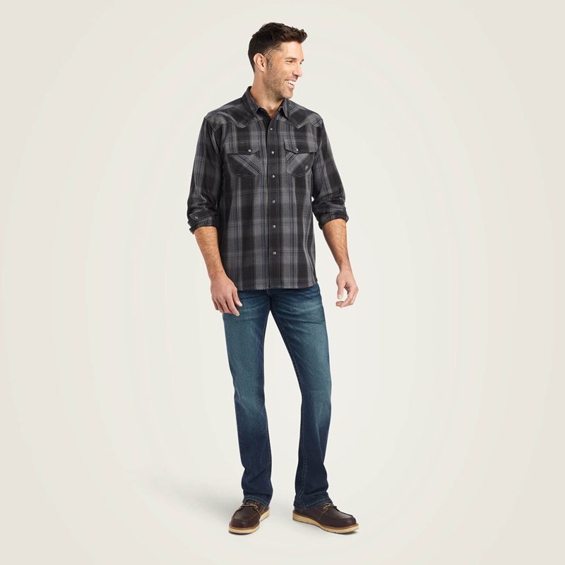 Black Ariat Herrold Retro Fit Shirt | 07DLJCHUB