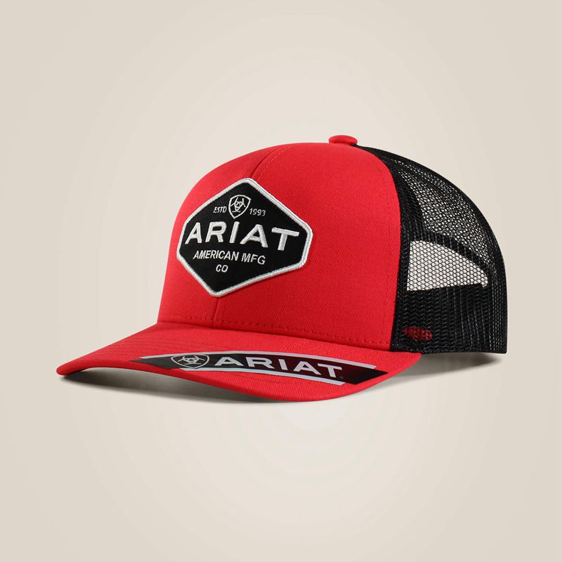 Black Ariat Hexigon Logo Cap | 56DLIZPSX