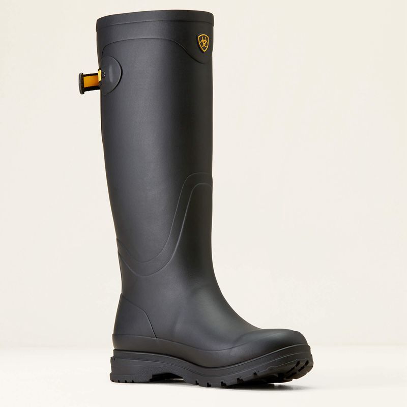 Black Ariat Kelmarsh Rubber Boot | 23KJDUGER