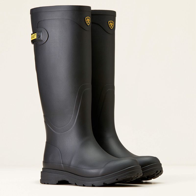 Black Ariat Kelmarsh Rubber Boot | 23KJDUGER