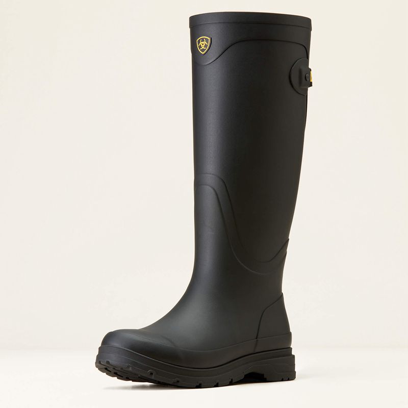 Black Ariat Kelmarsh Rubber Boot | 23KJDUGER