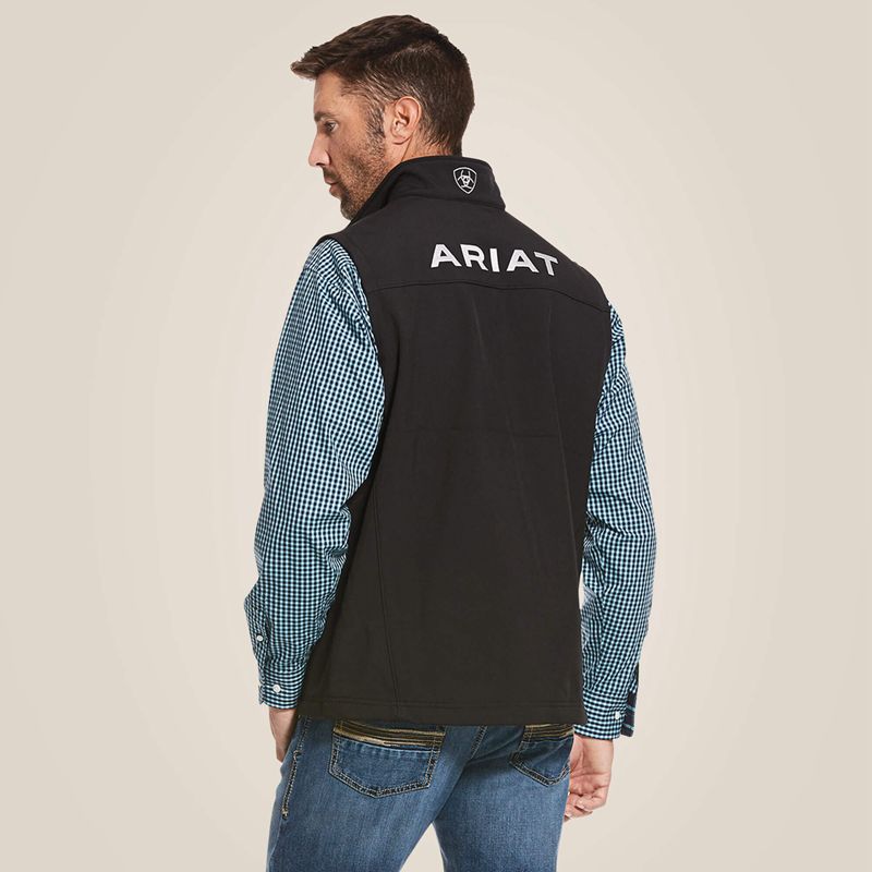 Black Ariat Logo 2.0 Softshell Vest | 60LGPNIKU