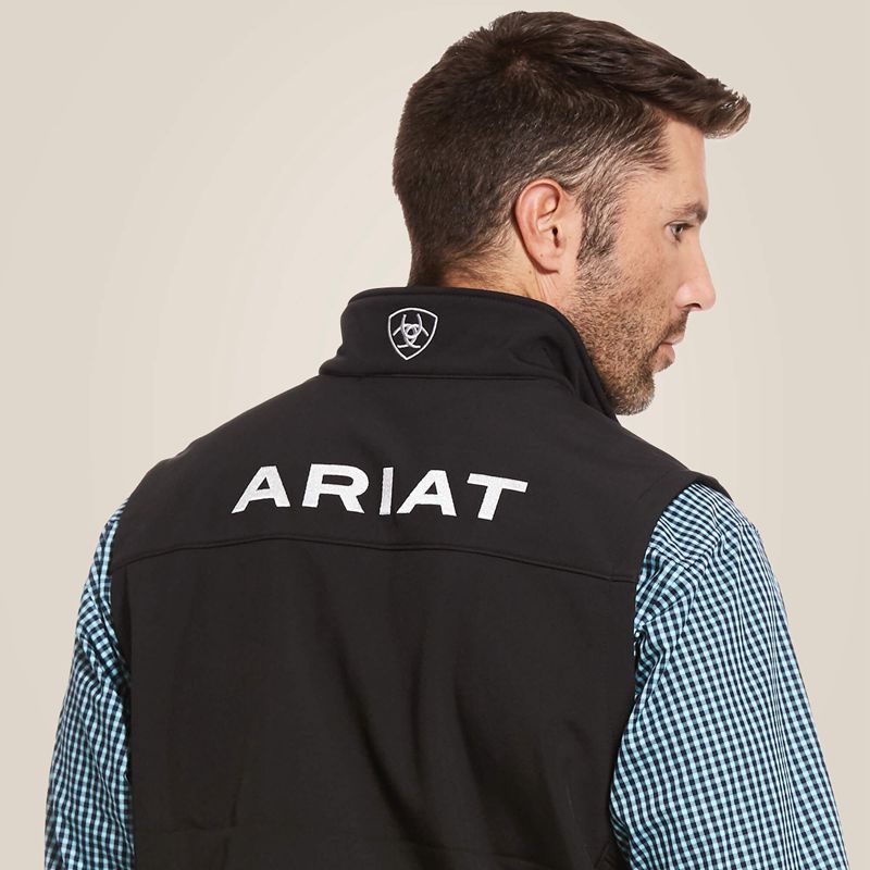 Black Ariat Logo 2.0 Softshell Vest | 60LGPNIKU