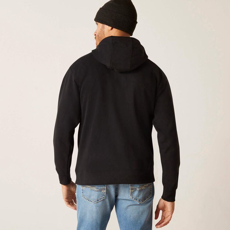 Black Ariat Mexico Hoodie | 35PCKWLZB