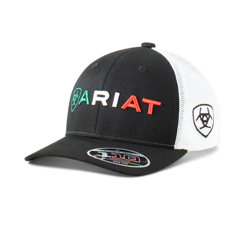 Black Ariat Mexico Logo Cap | 84QPFJTSR