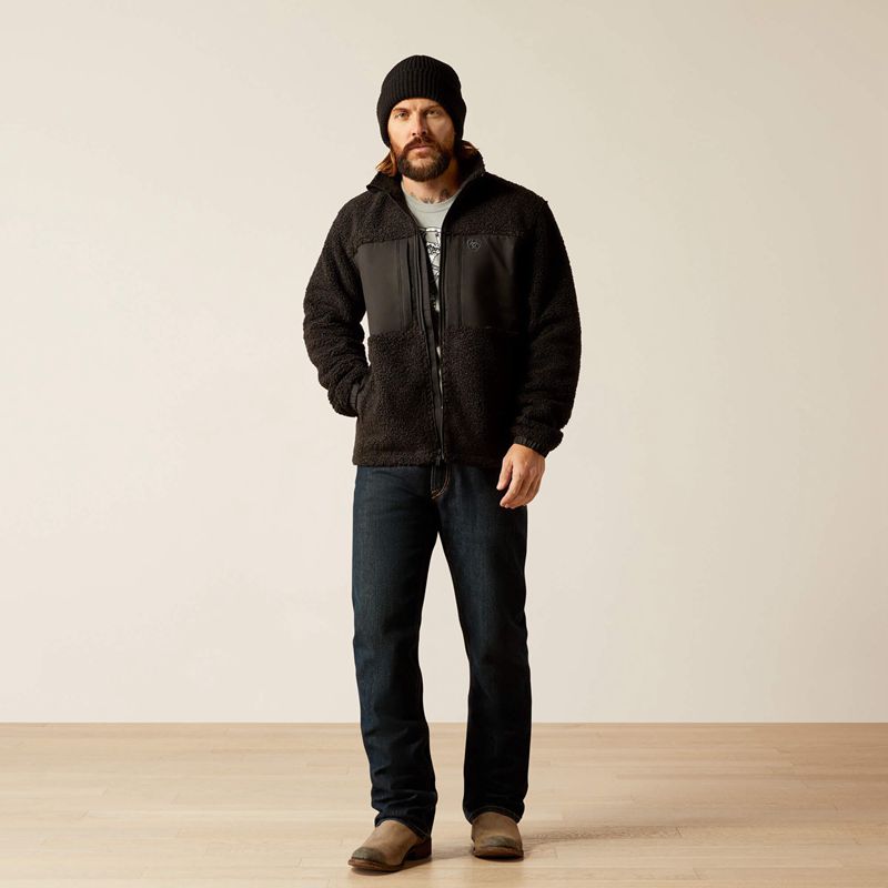 Black Ariat Odessa Sherpa Jacket | 73EMURZCP