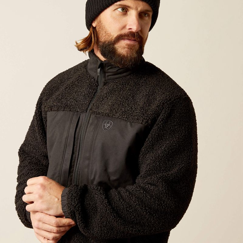 Black Ariat Odessa Sherpa Jacket | 73EMURZCP