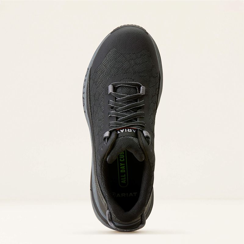 Black Ariat Outpace Shift Composite Toe Work Shoe | 72AOGTUZH