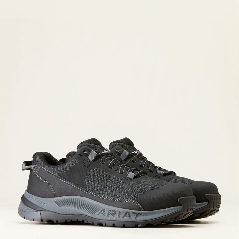 Black Ariat Outpace Shift Composite Toe Work Shoe | 72AOGTUZH