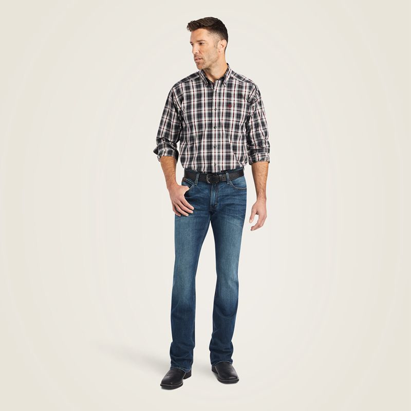 Black Ariat Pro Series Wilton Classic Fit Shirt | 04TAFHVRD