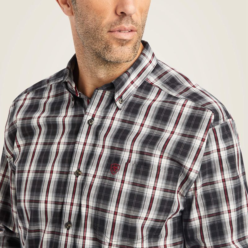 Black Ariat Pro Series Wilton Classic Fit Shirt | 04TAFHVRD