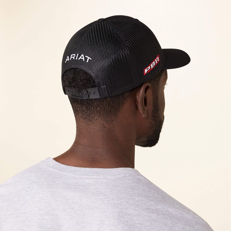 Black Ariat Rattler Pbr Cap | 65XDHEJIA