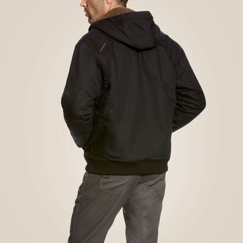 Black Ariat Rebar Duracanvas Jacket | 57BXDJKRM