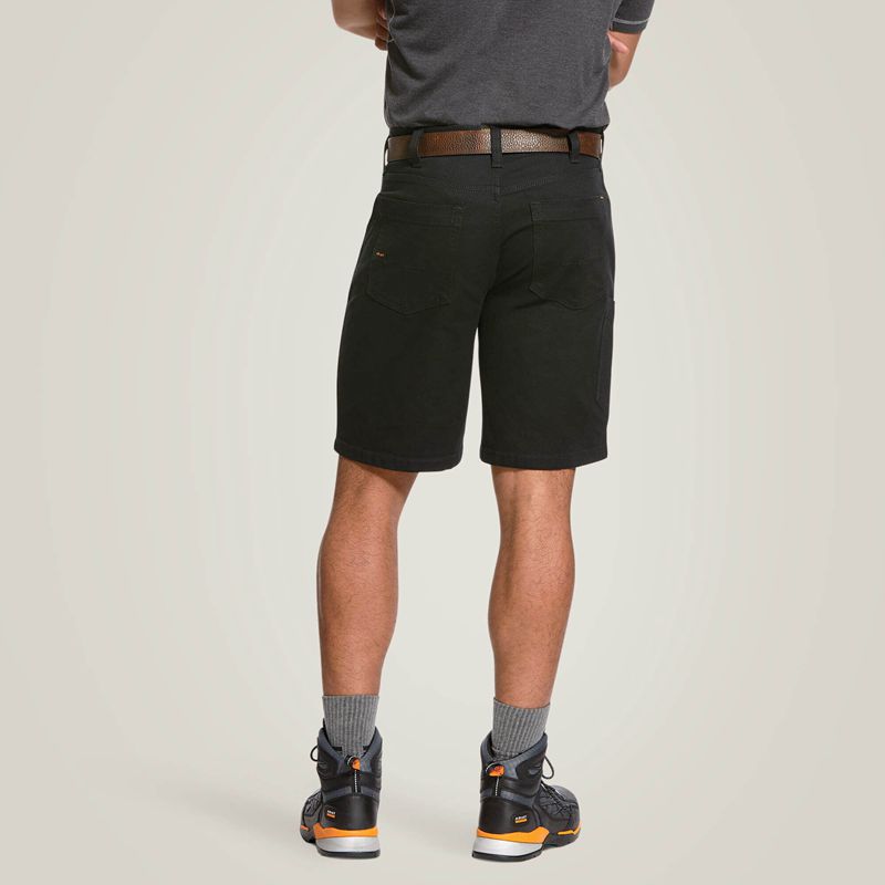 Black Ariat Rebar Durastretch Made Tough 10